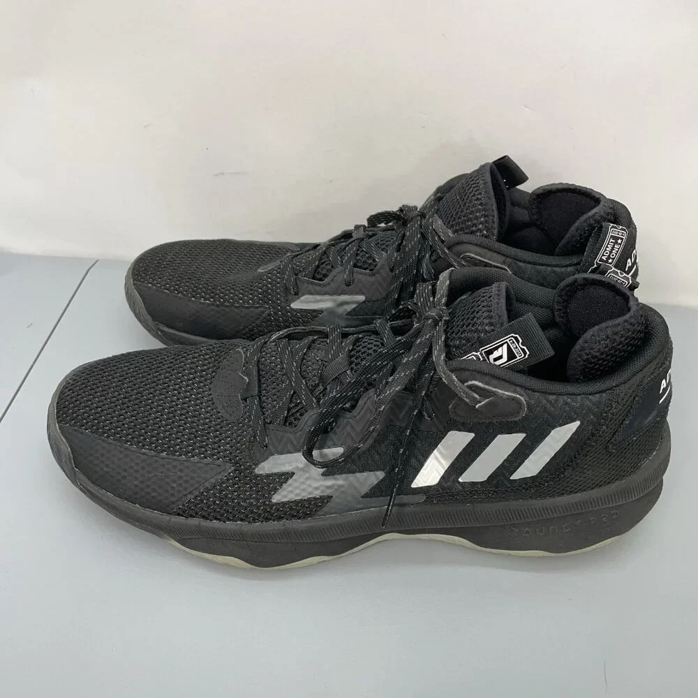 Adidas Dame 8 Admit One Basketball Mid Sneakers Shoes Athletic Black Mens 12